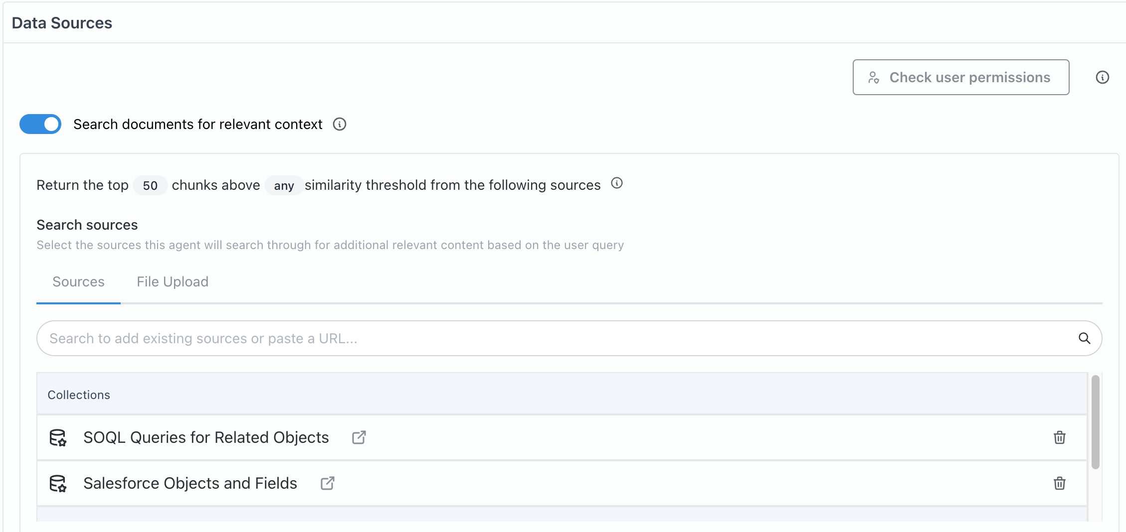 Add files to agent